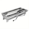 Stainless Steel Charcoal Grill Set - Portable, Foldable Design for Outdoor Cooking, Camping, Picnics & Travel - Durable BBQ Tools Kit