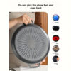 Versatile Non-Stick Bbq Grill Pan - Perfect For Grilling Steaks & Meat | Ideal For Indoor/Outdoor Cooking | Great For Camping, Picnics & Home Kitchen Use | Cast Iron Construction | Essential Barbecue Accessory