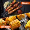 ValueMax 15 Pcs BBQ Grill Accessories, Grill Set, Grilling Gifts For Men, Barbecue Tools For Indoor & Outdoor Grill/Cooking, Camping