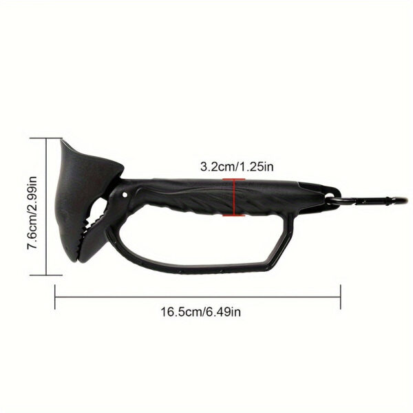 Floating Fish Gripper Anti-Slip Handle, Jaw Clamp Design, Compact and Lightweight Fish Grabber