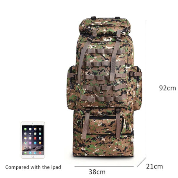 100L Tatical Military Backpack For Camping Hiking Travel Bags Large Capacity Molle Bag Backpacks Rucksack sac a dos homme