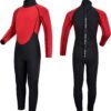 Kids Wetsuit for Toddler Girls Boys and Youth,3mm Neoprene Swimsuits Children Wet Suits 2mm Shorty/Full Long Sleeve Back Zip in Cold Water Warmth for Swimming Diving Jet Skiing Surfing