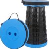 Portable Folding Stool Collapsible Telescopic Design, Holds Up to 440lbs