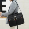 Large Capacity Men's Briefcase Multifunction Oxford 14" Laptop Bag Multilayers Shoulder Office Bags For Men Business Handbag Hot