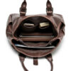 Retro Handbag Briefcase Men Large Capacity Top-Handle Bags With Strap Fashion Men's Crossbody Bag Shoulder Messenger Bag Handbag