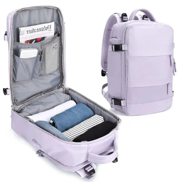 Rilibegan Dry Wet Separation Backpack with Large Capacity and Multifunctional Short Distance Travel Waterproof Mommy Backpack